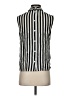 Equipment 100% Silk Stripes Black Sleeveless Silk Top Size XS - photo 2