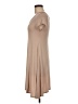 Urban Rose Solid Tan Casual Dress Size M - photo 5