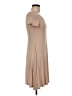 Urban Rose Solid Tan Casual Dress Size M - photo 4