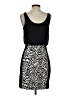 Express Animal Print Black Cocktail Dress Size S - photo 2