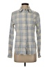 Marine Layer Plaid Gray Long Sleeve Button-Down Shirt Size S - photo 1