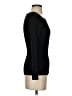 White House Black Market Solid Black Pullover Sweater Size XS - photo 4