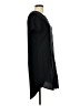 Splendid Solid Black Casual Dress Size L - photo 4