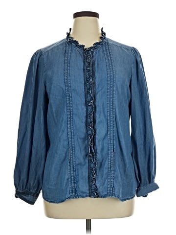 Charlotte Russe 3/4 Sleeve Blouse (view 1)
