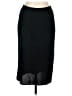 MING WANG 100% Acrylic Solid Black Formal Skirt Size M - photo 1