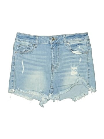 Wax Jean Denim Shorts (view 1)