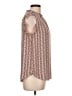 Ann Taylor LOFT 100% Polyester Brown Sleeveless Blouse Size L - photo 4