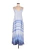 Haven Well Within 100% Polyester Tie-dye Blue Casual Dress Size S - photo 1