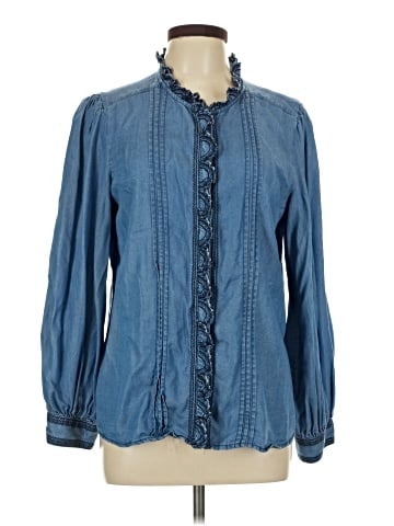Indigo Thread Co. Long Sleeve Blouse (view 1)