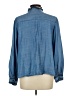 Indigo Thread Co. 100% Lyocell Blue Long Sleeve Blouse Size L - photo 2