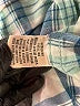 L.L.Bean 100% Cotton Plaid Blue Long Sleeve Button-Down Shirt Size M - photo 8