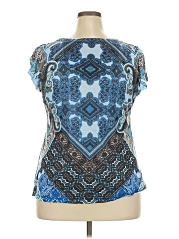One World Short Sleeve Blouse (view 2)