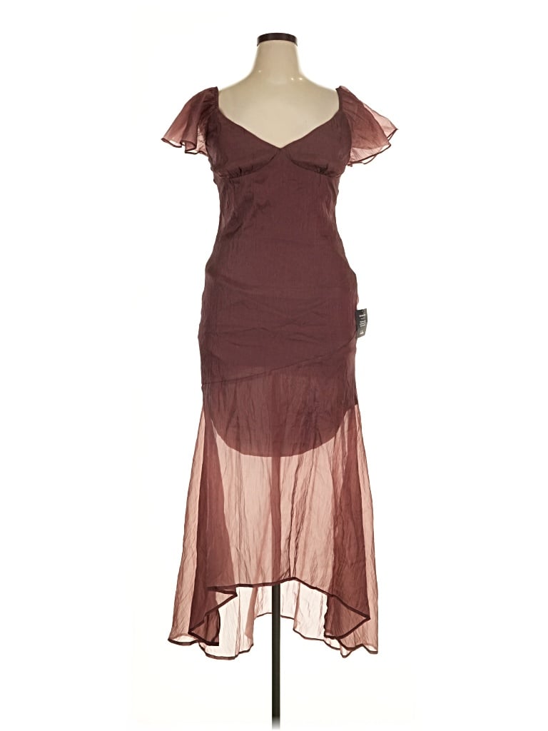 Lulus Cocktail Dress In Burgundy