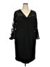 Alex Evenings 100% Polyester Black Cocktail Dress Size 20 - photo 1