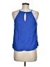 Eyeshadow 100% Rayon Blue Sleeveless Blouse Size M - photo 2
