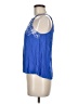 Eyeshadow 100% Rayon Blue Sleeveless Blouse Size M - photo 5