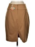 Express Solid Tan Formal Skirt Size 4 - photo 2