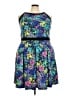 Spense Floral Blue Casual Dress Size 20 - photo 1