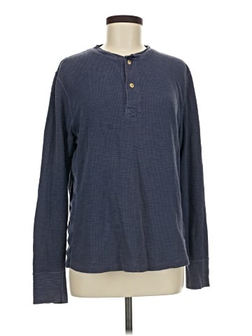Barneys New York Long Sleeve Henley (view 1)