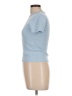 Zara Blue Short Sleeve Turtleneck Size L - photo 5