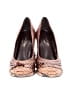 Isabella Fiore 100% Leather Animal Print Brown Heels Size 6 1/2 - photo 2