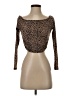 Shein Brown Long Sleeve Top Size S - photo 1