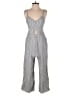 Miami 100% Cotton Stripes Gray Jumpsuit Size M - photo 1