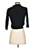 James Perse 100% Viscose Black 3/4 Sleeve Blouse Size 0 - photo 2