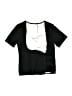 Unbranded Black Short Sleeve Top Size M - photo 2