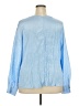 Vince. Blue Long Sleeve Blouse Size 2X - photo 2