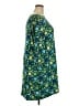 Lesley Evers Print Teal Casual Dress Size 2X - photo 4