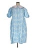 Assorted Brands Checkered-gingham Blue Casual Dress Size XL (estimated) - photo 1