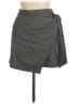Wilfred Solid Gray Black Casual Skirt Size 6 - photo 1