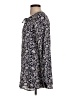 Garnet Hill 100% Viscose Floral Blue Long Sleeve Blouse Size S - photo 5
