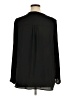 Pleione 100% Polyester Black Long Sleeve Blouse Size XL - photo 2