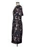 JS Collections 100% Polyester Paisley Brown Casual Dress Size 12 - photo 5