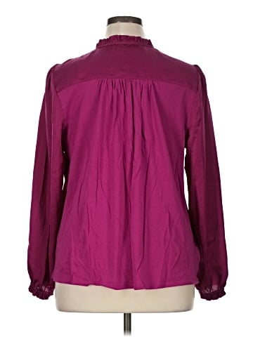 Ann Taylor LOFT Long Sleeve Blouse (view 2)