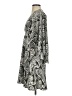 Veronica M. Paisley Gray Casual Dress Size S - photo 5