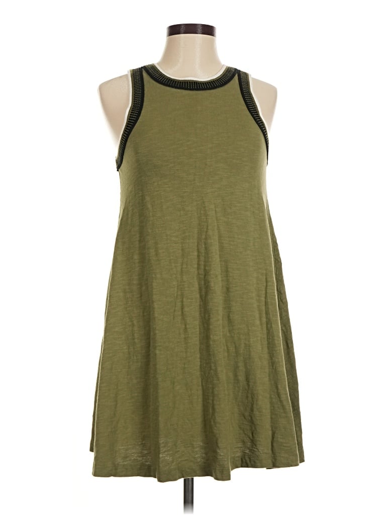 Pre-owned Ann Taylor Loft Casual Dress In Green