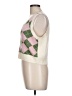 Double Zero 100% Acrylic Argyle Pink Sweater Vest Size L - photo 5