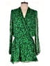 Diane von Furstenberg 100% Silk Animal Print Green Romper Size S - photo 1