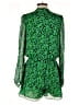 Diane von Furstenberg 100% Silk Animal Print Green Romper Size S - photo 2