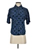 Evereve 100% Rayon Blue Short Sleeve Turtleneck Size XS - photo 1