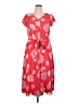Talbots Tropical Red Casual Dress Size 14 - photo 1