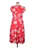 Talbots Tropical Red Casual Dress Size 14 - photo 2