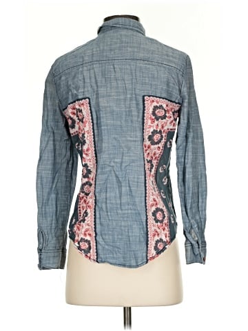 Free People Long Sleeve Button-Down Shirt (view 2)