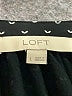 Ann Taylor LOFT 100% Polyester Black Long Sleeve Henley Size L - photo 7