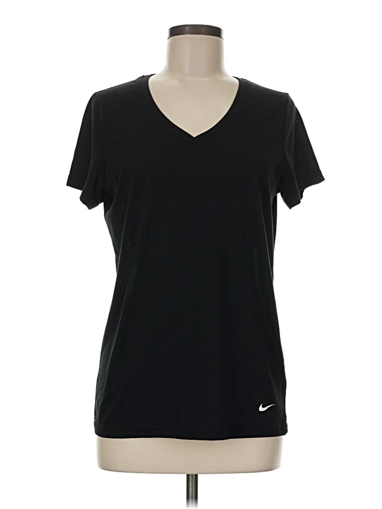 Pre-owned Nike Active T-shirt In Black