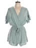 Blue B Chevron-herringbone Teal Blue Romper Size L - photo 1