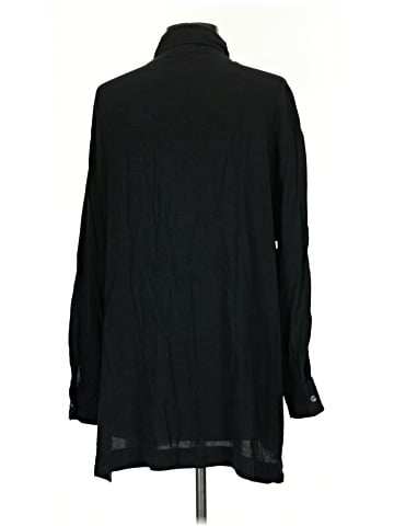 Eileen Fisher Long Sleeve Silk Top (view 2)